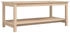 vidaXL Couchtisch 50x50x45 cm Massivholz Kiefer weiß (822278)
