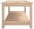 vidaXL Couchtisch 50x50x45 cm Massivholz Kiefer weiß (822278)