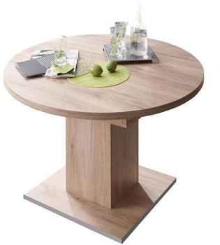 möbelando Esstisch Judd (ausziehbar bis 144cm) Sanremo hell - 104/144x76x104 cm
