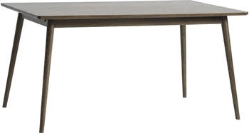 möbelando Esstisch Blanes Smoked Klar Lackiert - 150x75x90 cm