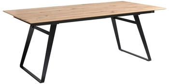 Musterring Esstisch Tavia Eiche massiv U-Form 100x77x180-280 cm