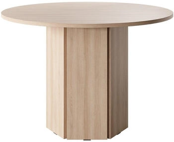 Selsey Esstisch Beige Rund 110x75x110 cm