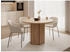 Selsey Esstisch Beige Rund 110x75x110 cm