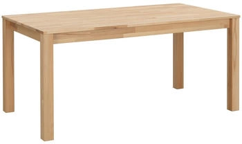 Livetastic Esstisch Kernbuche massiv rechteckig Säule 90x75x180 cm