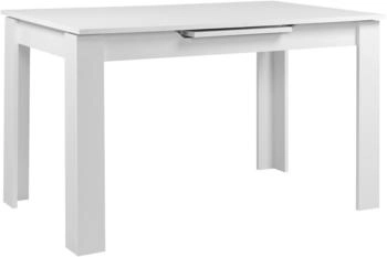 Mid.you Esstisch Weiß rechteckig eckig 80x75x125-165 cm