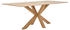 Linea Natura Esstisch Eiche massiv Holzoptik rechteckig eckig X-Form 100x75x200 cm