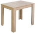 Livetastic Esstisch Sonoma Eiche Sockel 75x60x80 cm