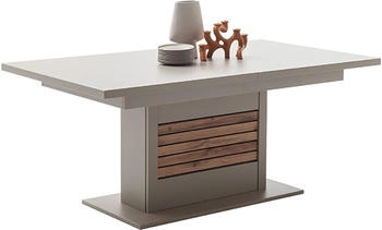 MCA Furniture Esstisch Lüttich, ausziehbar - Basalt / Wotan Eiche
