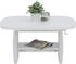 Hela Funktionscouchtisch Michael III 90-142x68x52-62cm weiß