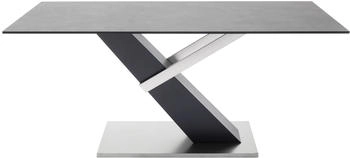 MCA Furniture Esstisch Vercelli anthrazit 180 x 90 cm