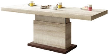 designimpex Couchtisch H-333 120x65x70cm Sonoma Eiche nussbaum