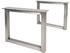 SIT Esstisch Wildeiche 220 cm 40 mm naturMetall antiksilber 220x100x75 cm (15472-40)
