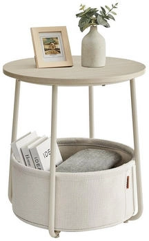 Vasagle Beistelltisch creme 45x45x50cm (223K67)