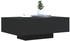 vidaXL Couchtisch mit LED-Leuchten Schwarz 85x55x31 cm