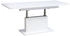 designimpex Couchtisch DC-1 Weiß Hochglanz höhenverstellbar ausziehbar Hochglanz 126x58x70 cm Weiß
