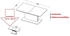 designimpex Couchtisch DC-1 Weiß Hochglanz höhenverstellbar ausziehbar Hochglanz 126x58x70 cm Weiß
