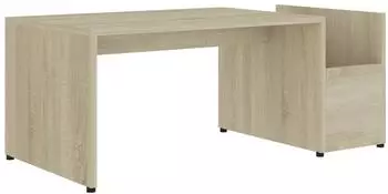 vidaXL Couchtisch Sonoma-Eiche 90x45x35 cm Holzwerkstoff