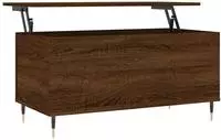 vidaXL Couchtisch Braun Eichen-Optik 90x44,5x45 cm Holzwerkstoff