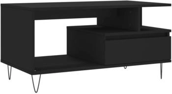 vidaXL Couchtisch Schwarz 90x49x45 cm Holzwerkstoff Modell 1