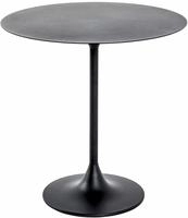 HAKU Beistelltisch "Sofatisch, Wohnzimmertisch" 1 Stk. tlg. rund - aus Metall Schwarz