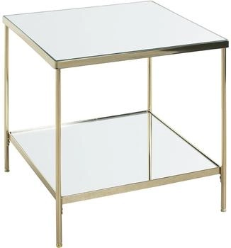 HAKU Beistelltisch Glas gold 45x45x46cm (54157)