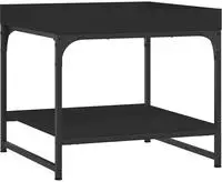 Couchtisch Schwarz 49,5x49,5x45 Cm Holzwerkstoff Vidaxl
