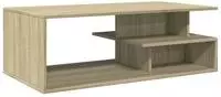 vidaXL Couchtisch Sonoma-Eiche 102x55x35 cm Holzwerkstoff
