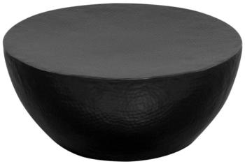 vidaXL Couchtisch Gehämmertem Aluminium 70x30 cm Schwarz (246510)