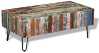 vidaXL Couchtisch Altholz Massiv 100x50x38 cm