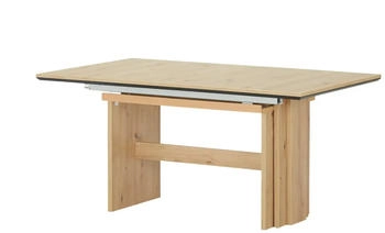 Möbel Kraft Wangentisch ausziehbar holzfarben 95x76