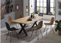 SIT Esstisch X-Gestell im industriellen Antiklook