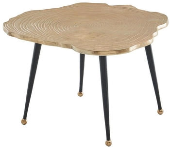 Mid.you Couchtisch Gold Metall Freiform konisch 64x37x64 cm