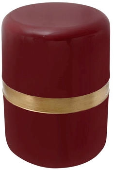 Mid.you Beistelltisch Gold Pflaume Metall Uni rund 36x47x36 cm
