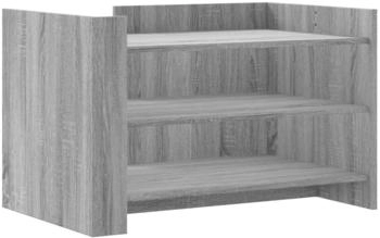 vidaXL Couchtisch Grau Sonoma 80x50x50 cm Holzwerkstoff