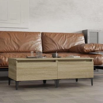 vidaXL Beistelltische 2 Stk. Sonoma-Eiche 50x46x35 cm Holzwerkstoff Modell 1