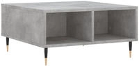 vidaXL Couchtisch Betongrau 60x60x30 cm Holzwerkstoff