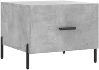 vidaXL Couchtisch Betongrau 50x50x40 cm Holzwerkstoff