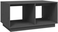 vidaXL Couchtisch Grau 80x50x40 cm Massivholz Kiefer