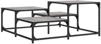 vidaXL Couchtisch Grau Sonoma 87,5x87,5x40 cm Holzwerkstoff