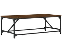 vidaXL Couchtisch Braun Eichen-Optik 100x50x35 cm Holzwerkstoff