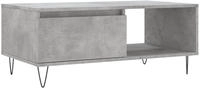 vidaXL Couchtisch Betongrau 90x50x36,5 cm Holzwerkstoff