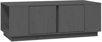 vidaXL Couchtisch Grau 110x50x40 cm Massivholz Kiefer Modell 1
