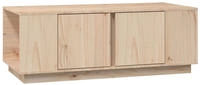 vidaXL Couchtisch 110x50x40 cm Massivholz Kiefer