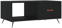 vidaXL Couchtisch Schwarz 90x50x40 cm Holzwerkstoff