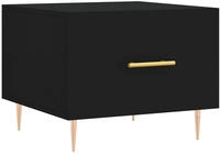 vidaXL Couchtisch Schwarz 50x50x40 cm Holzwerkstoff