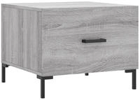 vidaXL Couchtisch Grau Sonoma 50x50x40 cm Holzwerkstoff