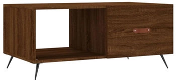 vidaXL Couchtisch Braun Eichen-Optik 90x50x40 cm Holzwerkstoff Modell 4