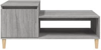 vidaXL Couchtisch Grau Sonoma 100x50x45 cm Holzwerkstoff