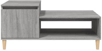 vidaXL Couchtisch Grau Sonoma 100x50x45 cm Holzwerkstoff Modell 2