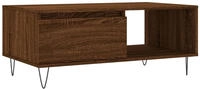 vidaXL Couchtisch Braun Eichen-Optik 90x50x36,5 cm Holzwerkstoff